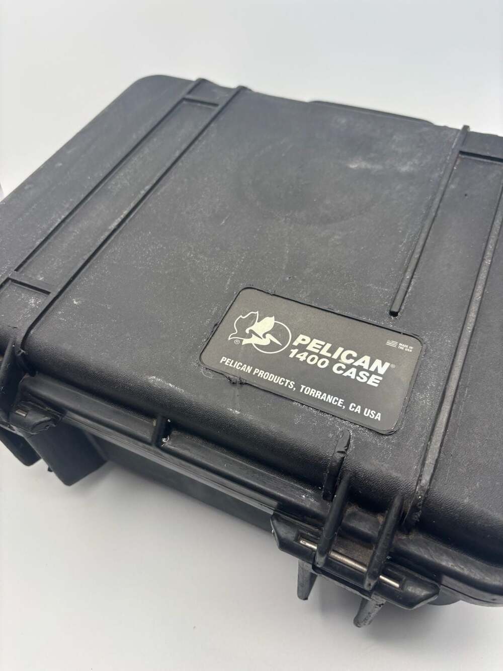 Pelican 1400 Hard Protective Case Black - No Foam Inserts